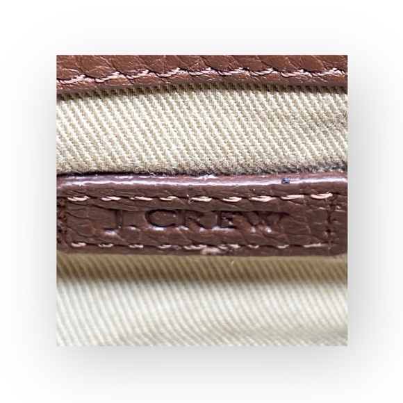 J Crew ᪥ Tweed Antique Gold Chain Handle Mini Handbag Bag ᪥ Red Wool ᪥ Leather ᪥ - Picture 13 of 16